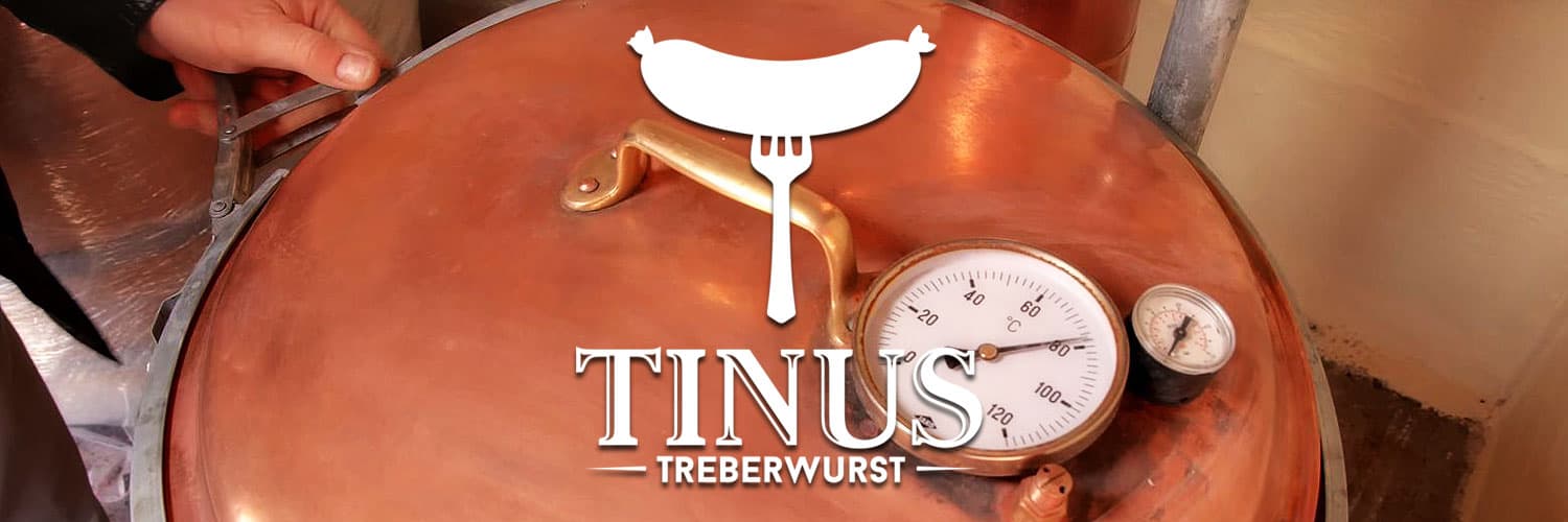 Brennhafen mit Tinus-Treberwurst-Marke