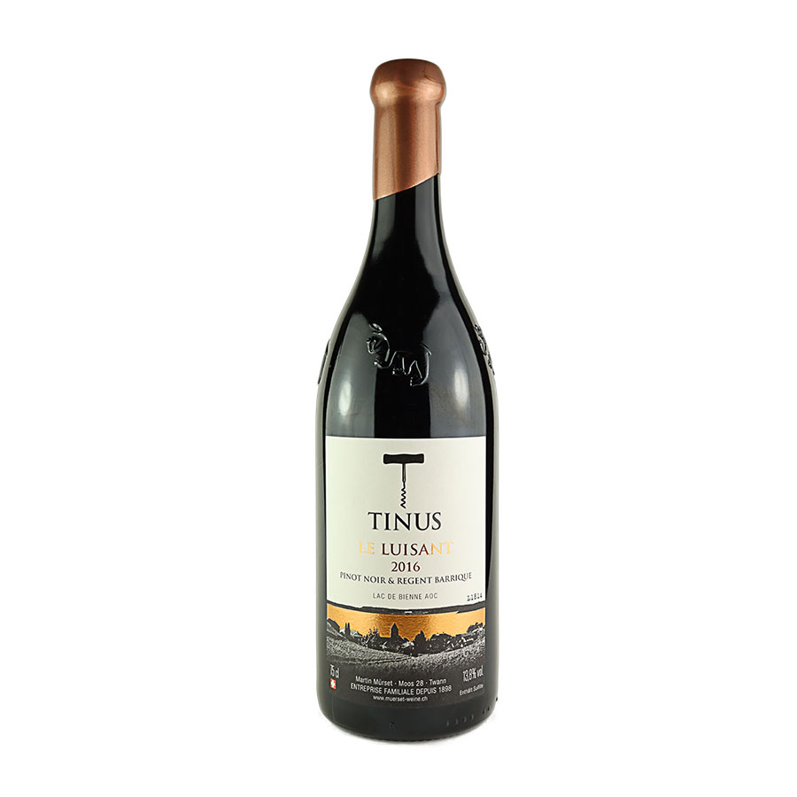 Flasche Le Luisant, Tinus-Etikette