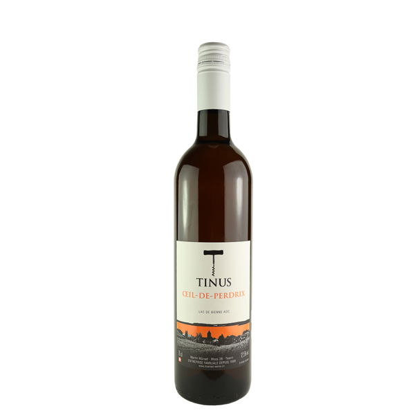 Flasche Oeil de Perdrix, Tinus-Etikette
